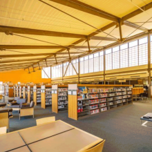 The library in Cupertino